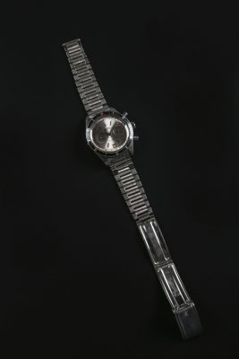 Watch Gallery: Eberhard Contograf Silver dial - full diagonal view