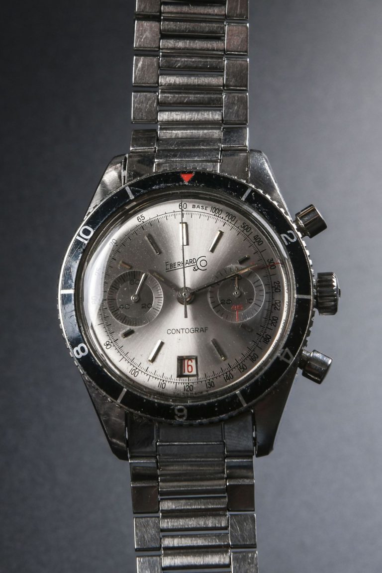 Eberhard Contograf Silver dial for sale