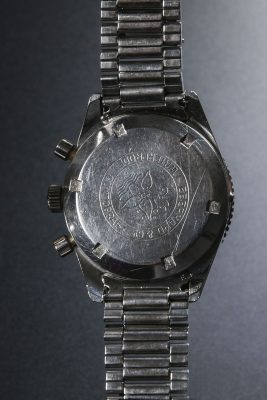 Watch Gallery: Eberhard Contograf Silver dial - rear view