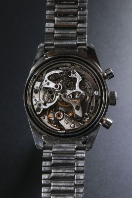 Watch Gallery: Eberhard Contograf Silver dial - mechanism