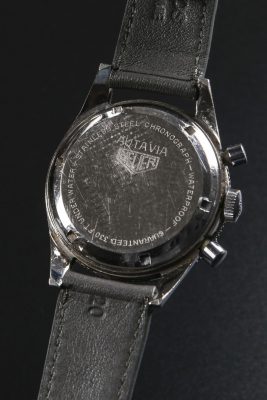 Watch Gallery: Heuer 3646 - Mario Andretti - rear view