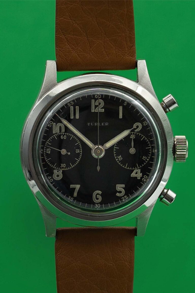 Turler Clamshell Chronograph for sale
