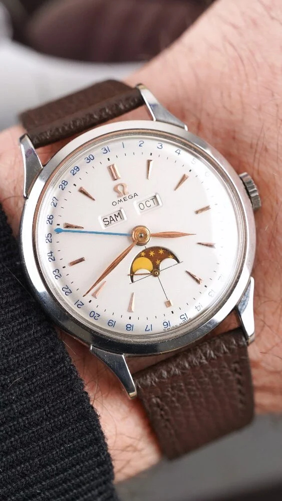 Omega Cosmic Triple Calendar Moonphase