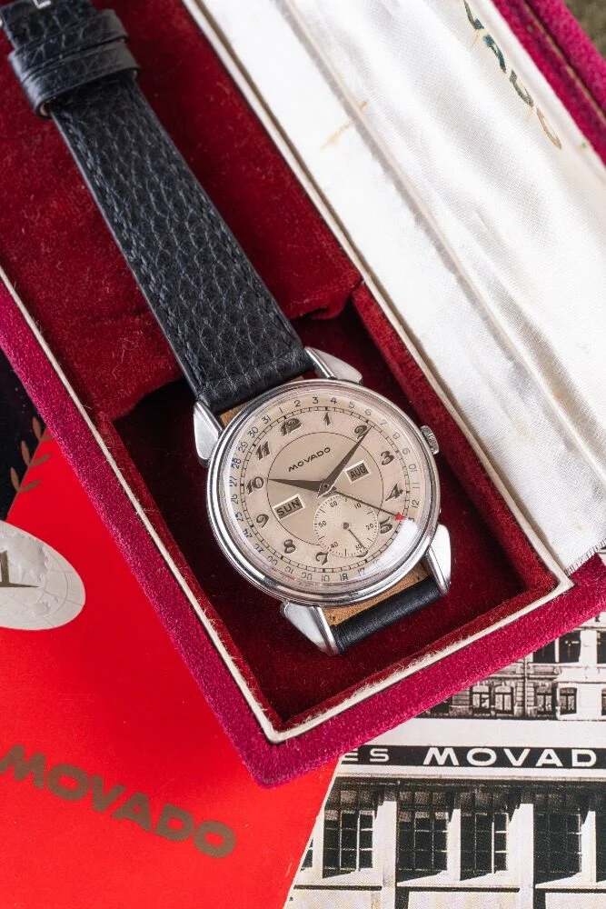 Movado Calendograf - Triple Calendar - Breguet numerals