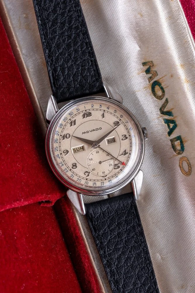 Movado Calendograf - Triple Calendar - Breguet numerals