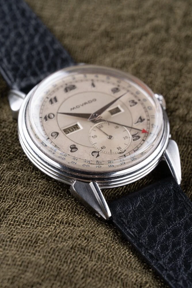 Movado Calendograf - Triple Calendar - Breguet numerals
