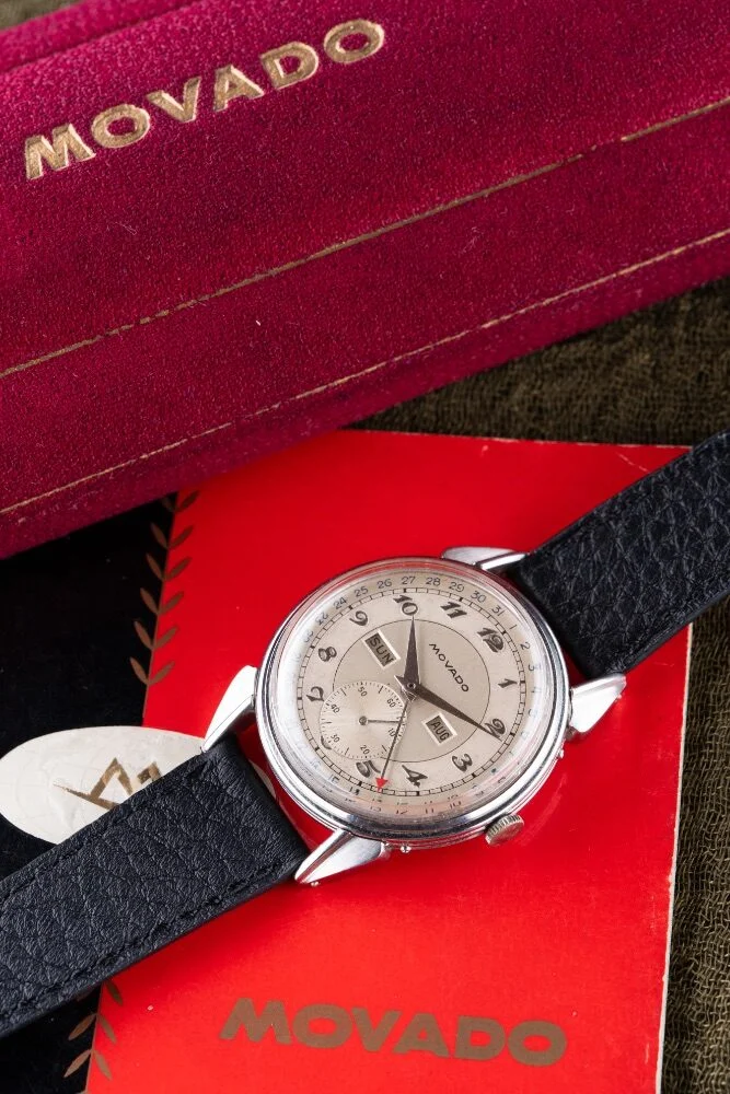 Movado Calendograf - Triple Calendar - Breguet numerals