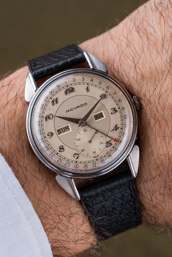 Movado Calendograf - Triple Calendar - Breguet numerals