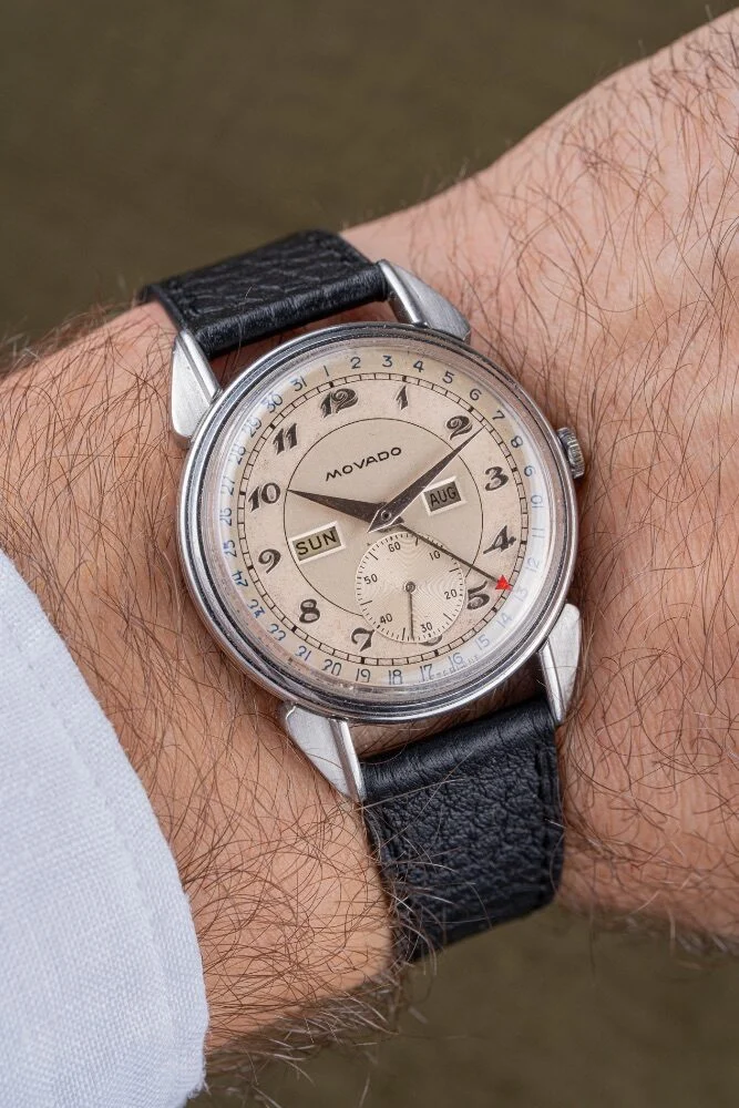 Movado Calendograf - Triple Calendar - Breguet numerals