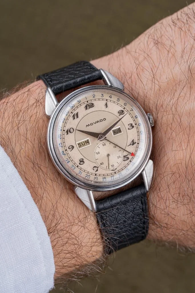Movado Calendograf - Triple Calendar - Breguet numerals