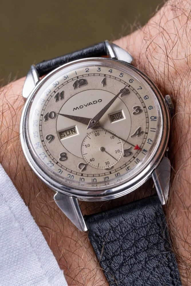 Movado Calendograf - Triple Calendar - Breguet numerals