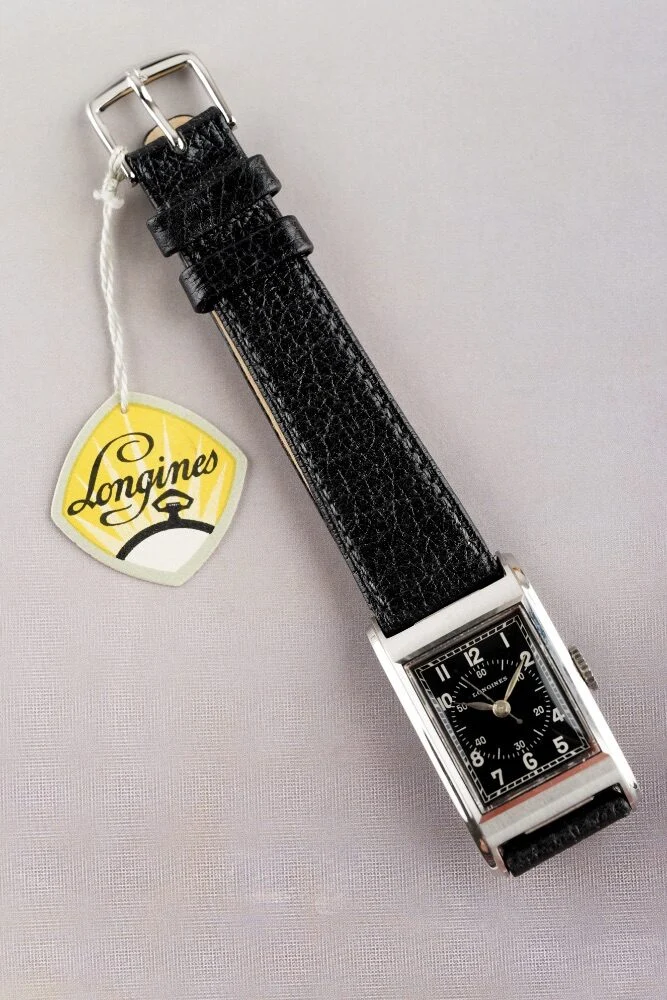 Longines Tank - Scientific Silver Gilt Dial