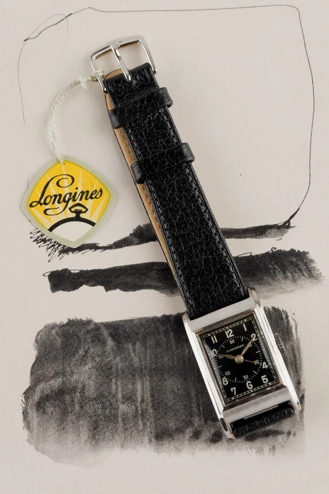 Longines Tank - Scientific Silver Gilt Dial