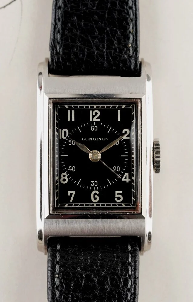 Longines Tank - Scientific Silver Gilt Dial