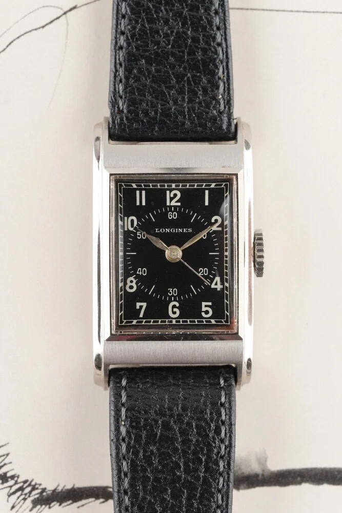 Longines Tank - Scientific Silver Gilt Dial