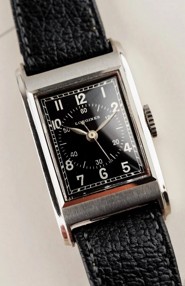 Longines Tank - Scientific Silver Gilt Dial
