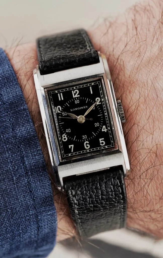 Longines Tank - Scientific Silver Gilt Dial